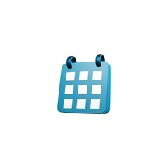 3d illustration icon CALENDAR