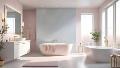 Photo interior modern design room 3d illustration