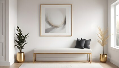Photo interior modern design room 3d illustration