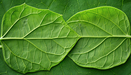 Fototapeta premium Leaf epidermal cells with visible nuclei under a microscope, microscope leaf, organization and life