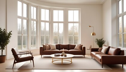 Fototapeta premium Photo interior modern design room 3d illustration