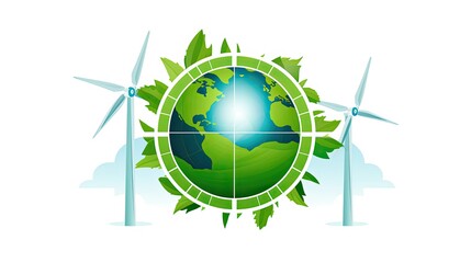 Obraz premium green energy concept
