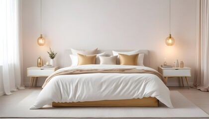 Photo interior modern design room 3d illustration