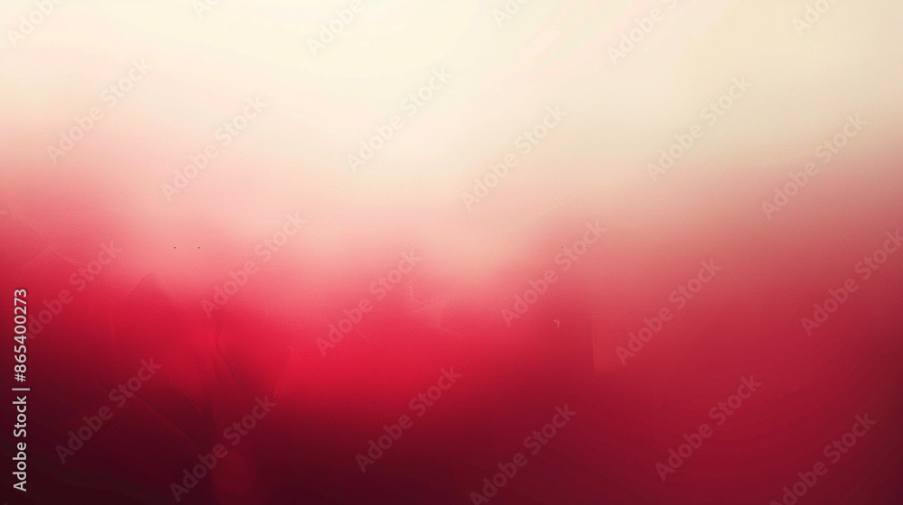 Wall mural Cherry red & off-white gradient background. PowerPoint and Business background