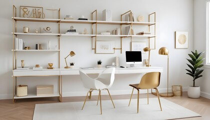 Photo interior modern design room 3d illustration