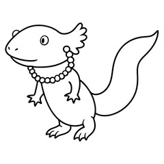 Axolotls coloring pages for kids coloring book