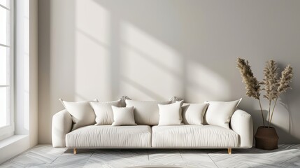 living room with sofa couch, cozy home