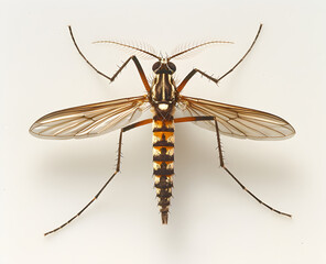 Beautiful view of a colorful Big Animal Mosquito