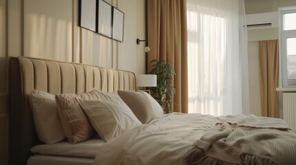 Fototapeta premium modern bedroom interior design