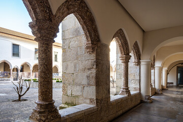 Monastery of Jesus of Setubal in Portugal. Church of the former Monastery of Jesus