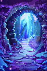 Fantasy Cave Entrance