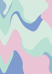 Green and pink abstract graphic background. Abstract poster