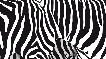Trendy zebra skin pattern background vector. Animal fur, vector background for Fabric design, wrapping paper, textile and wallpaper. 