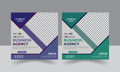 modern Social media design template for business.