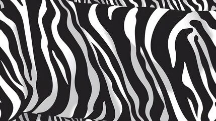 Trendy zebra skin pattern background vector. Animal fur, vector background for Fabric design, wrapping paper, textile and wallpaper. 