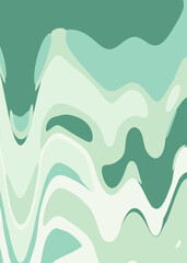 Green abstract graphic background. Abstract poster