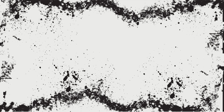 Vintage dirty background, grunge overlay vector texture, old paper dust effect, black rough noise.eps 10