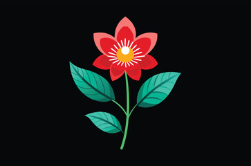 pink lotus flower, flower icon vector illustration, flower silhouette of a flower isolated on a white background, eps, png, svg, flower vector