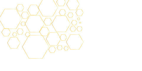 Technology hexagon honeycomb white background with shadow hexagon concept design abstract technology background, vector illustration.
