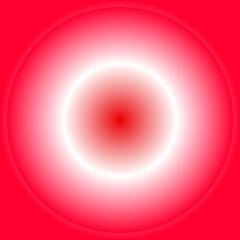 Radiant Red and White Gradient with Central Glow on Bright Background – Abstract Digital Art Illumination.