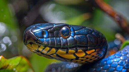 Eastern Indigo Snake. 