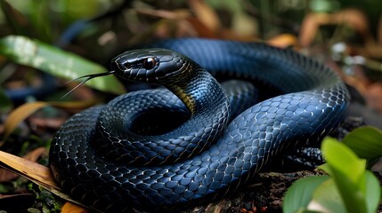 Eastern Indigo Snake. 