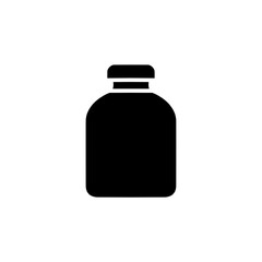 small plastic bottle icon eps vector illustration