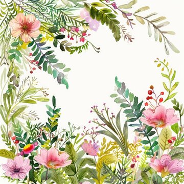 Fresh Flower Decorative Element for Organic Product Advertising