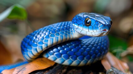 Obraz premium Eastern Indigo Snake. 
