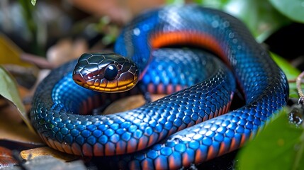 Obraz premium Eastern Indigo Snake. 