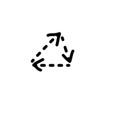 black and white shapes