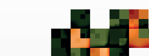 Dynamic colorful squares background. Vector Illustration For Wallpaper, Banner, Background, Card, Book Illustration, landing page