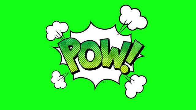 Animation collection of thought bubble and speech bubbles comic.