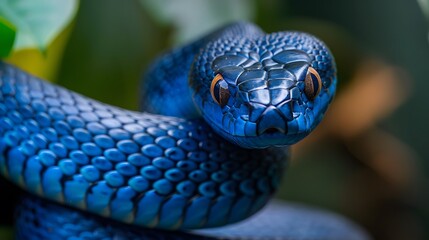 Fototapeta premium Eastern Indigo Snake. 