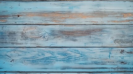 Weathered Blue Wooden Plank Background