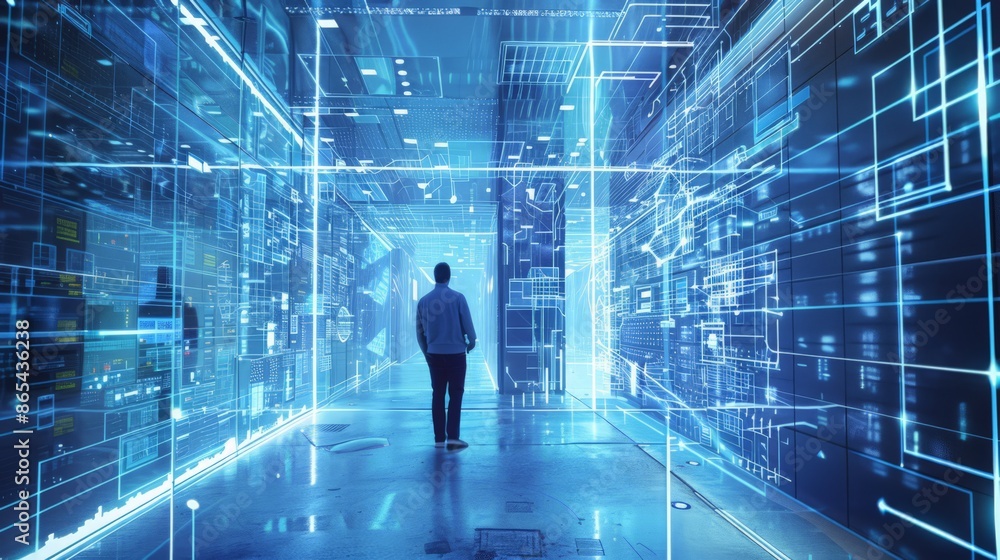 Poster digital twins simulate real-world processes for innovation. -