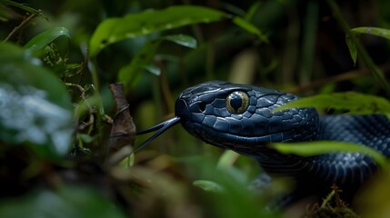 Eastern Indigo Snake. 