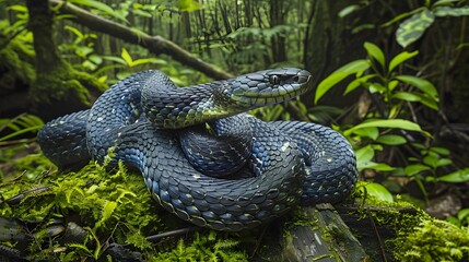 Eastern Indigo Snake. 