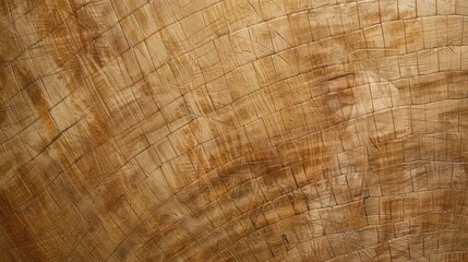 Fototapeta premium Close-up of annual growth rings and textures on a tree cross-section