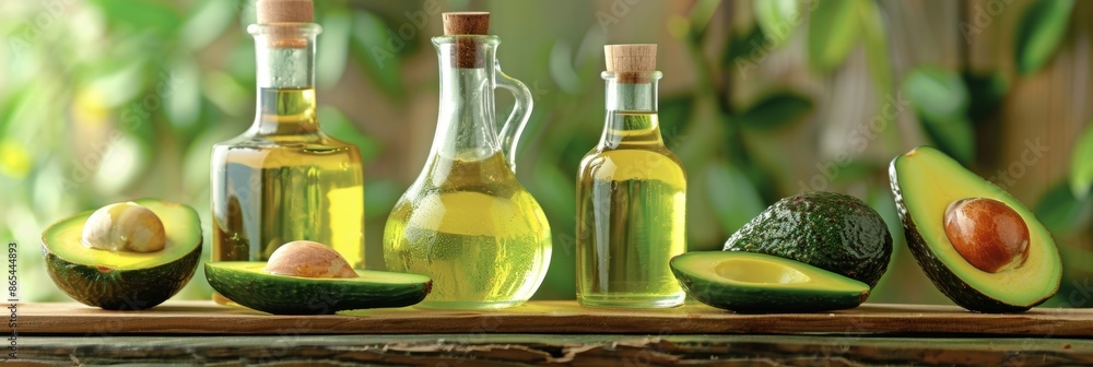 Poster A visual illustration of the benefits of using high oleic acid oils for deep frying with a side note on avocado oils long shelf life due to its high stability.
