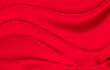 Black red satin dark fabric texture luxurious shiny that is abstract silk cloth background with patterns soft waves blur beautiful.