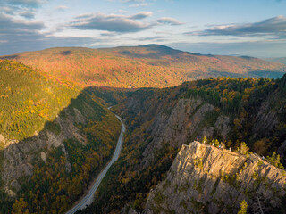 Fall at Table Rock in Dixville Notch, NH