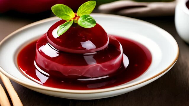  Delicious dessert ready to be savored