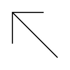 Direction Arrow Line Icon