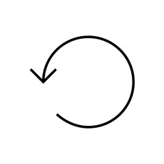 Direction Arrow Line Icon