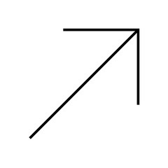 Direction Arrow Line Icon