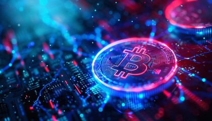 Digital currency transactions with holographic interfaces, financial technology, future of money