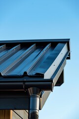Naklejka premium Roof gutter system