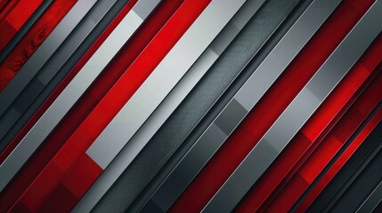 Obraz premium Line and geometric graphic background, dark red and silver, vector illustration. Background image copy space for text