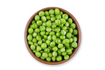 Fresh Green Peas in a Bowl